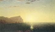 John Kensett New England Sunrise oil on canvas